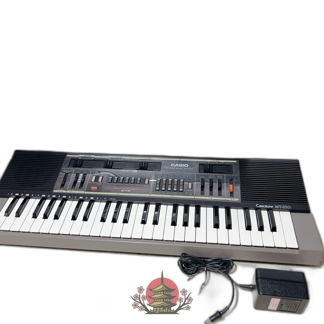 Casio Keyboard Electronic Piano Casiotone Mt-210 Ac