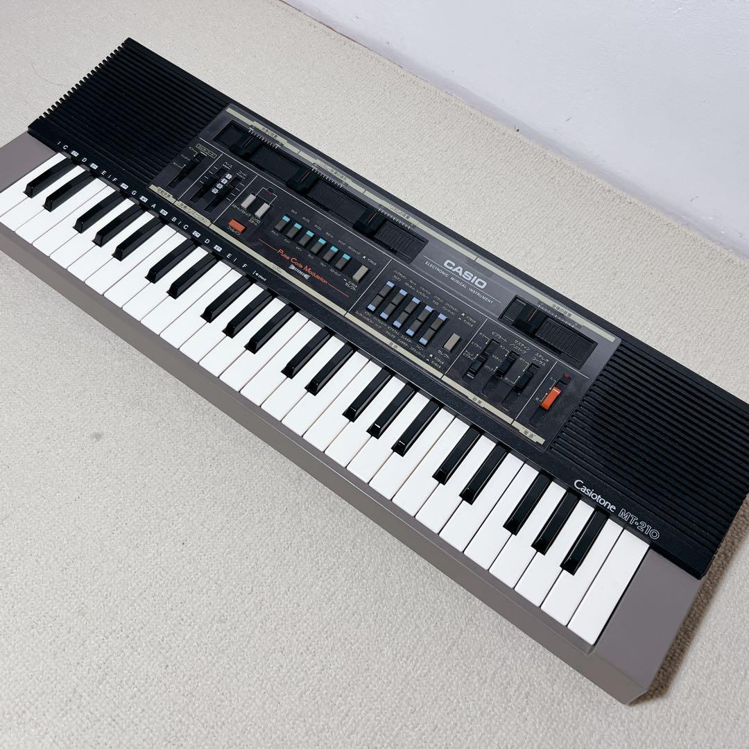 Casio Keyboard Electronic Piano Casiotone Mt-210 Ac
