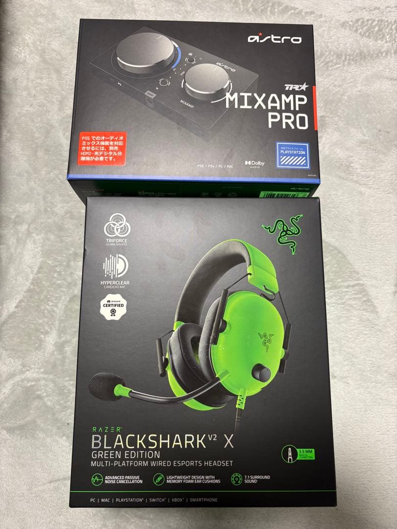 Razer Gaming Headphone Headset Blackshark V2 X Astro Mixamp Pro