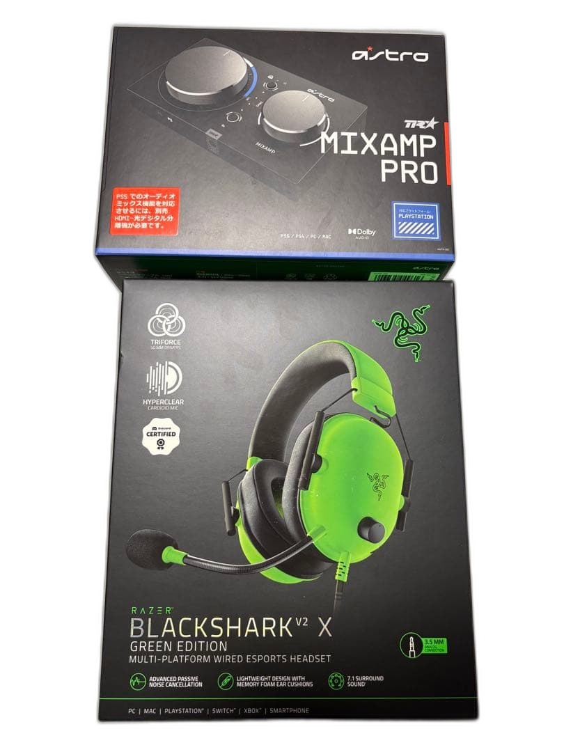 Razer Gaming Headphone Headset Blackshark V2 X Astro Mixamp Pro