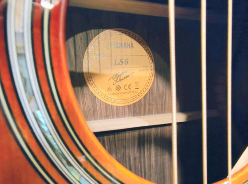 Yamaha Acoustic Guitar Ls6 Are 000 Bs
