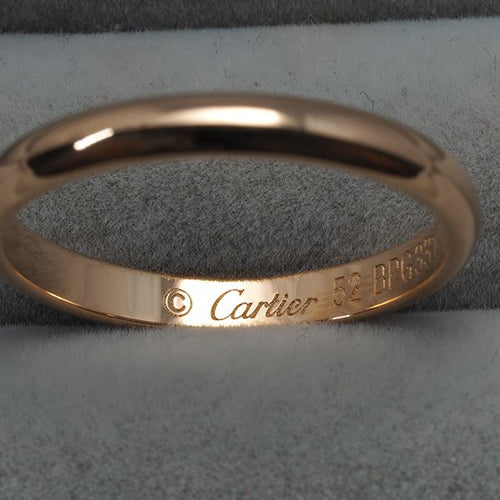 Cartier Ring 1895 52 K18Pg #195410