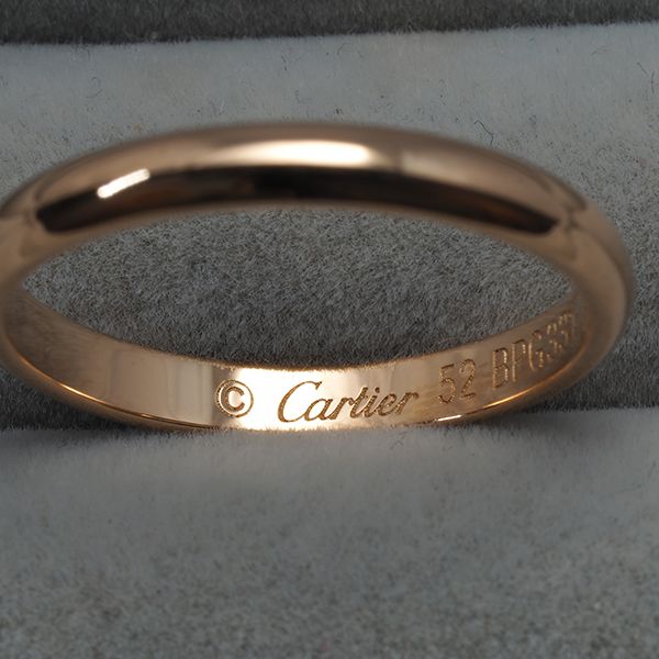 Cartier Ring 1895 52 K18Pg #195410