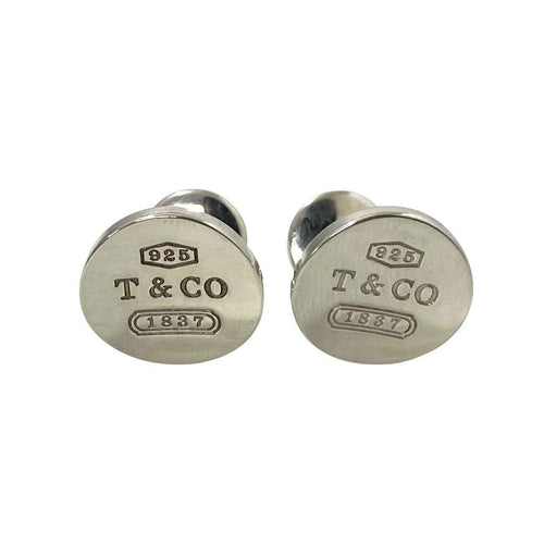 Tiffany Cufflinks Y Tiffany&Co. 1837 Silver/ Sv925 12.9G (64183Mk4)