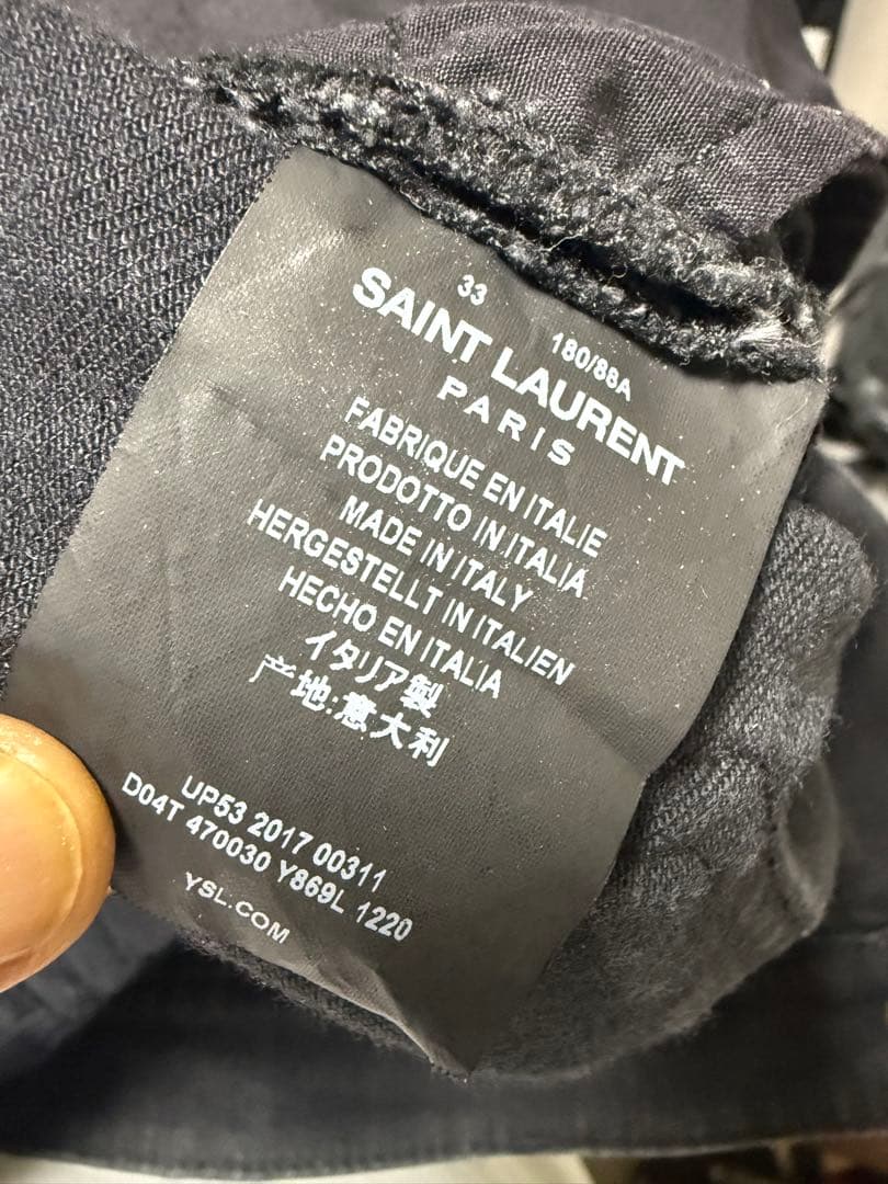 Saint Laurent Paris Straight Jeans