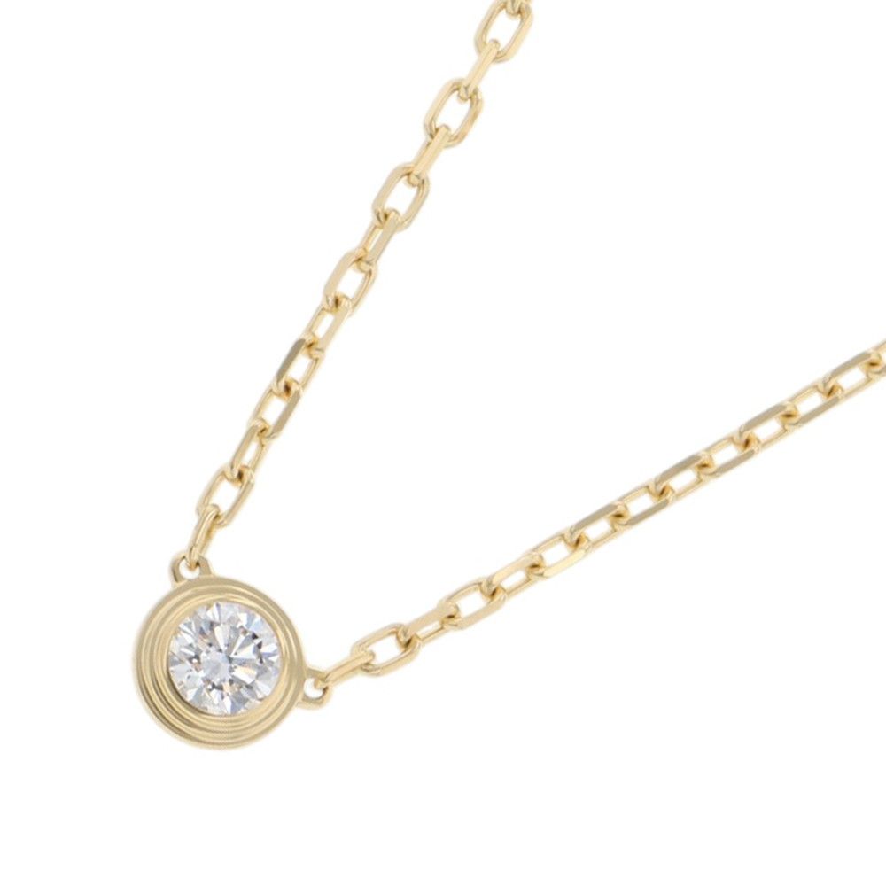 Cartier Necklace Sm 1P 0.09Ct K18Yg B7215800