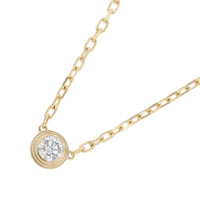 Cartier Necklace Sm 1P 0.09Ct K18Yg B7215800