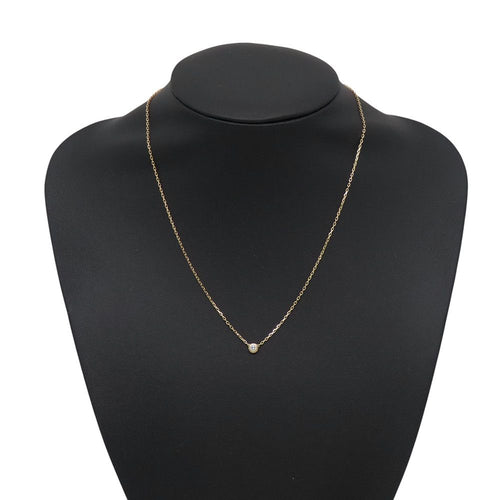 Cartier Necklace Sm 1P 0.09Ct K18Yg B7215800