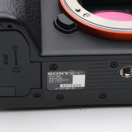 Sony Mirrorless Interchangeable Lips 62100 7 Iii Ilce-7M3