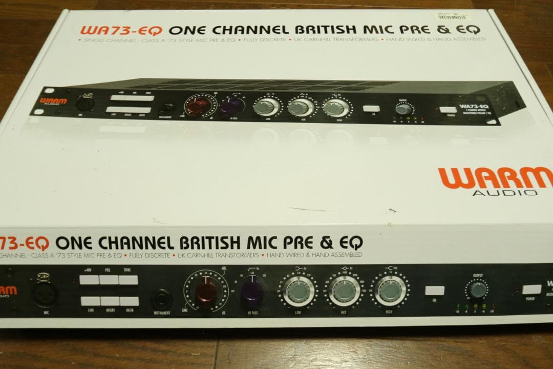 Microphone Preamplifiers Wa73-Eq Warm Audio