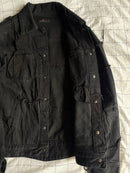 Rick Owens Denim Jackets Ant/Anti Scrap Jacket Black