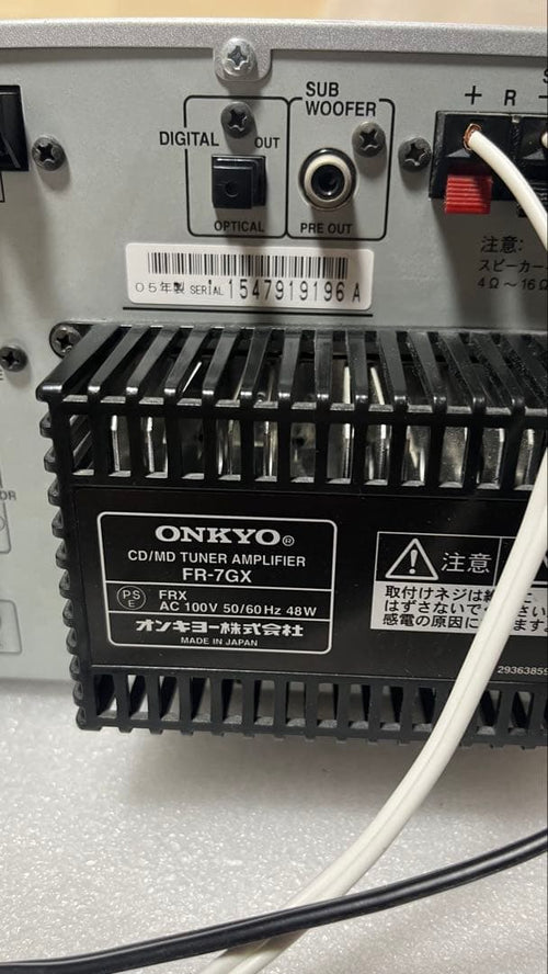Mini Component Systems Onkyo.Cd/Md Fr-7Gx Cd Md