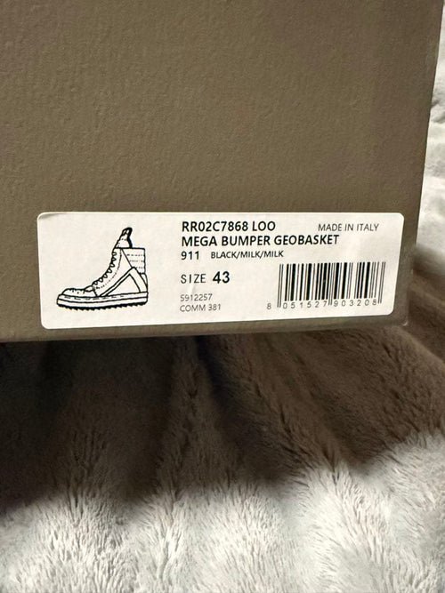 Rick Owens Sneakers Geobasket Mega Bumper 43
