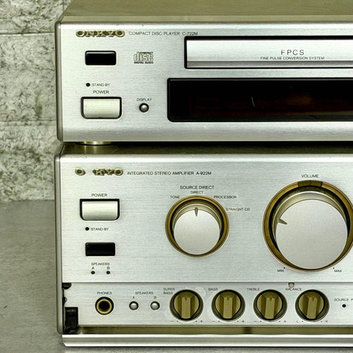 Onkyo Cd Md Cassette Deck A-922M C-722M