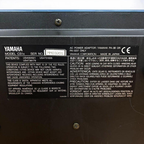 Yamaha Others Cs1X 1990