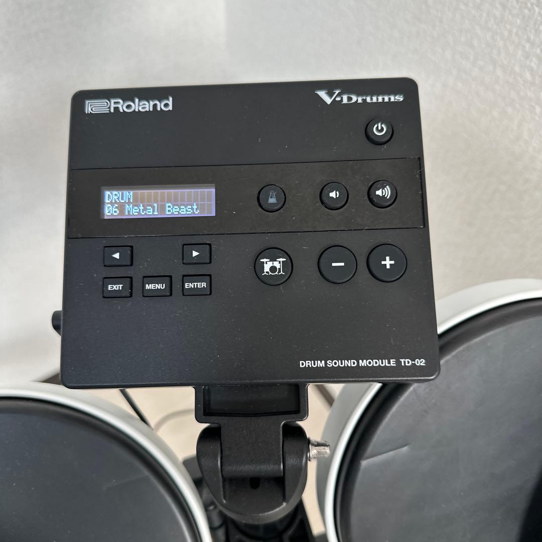 Roland Electronic Drum V-Drums Td-02K Pm-10 I1