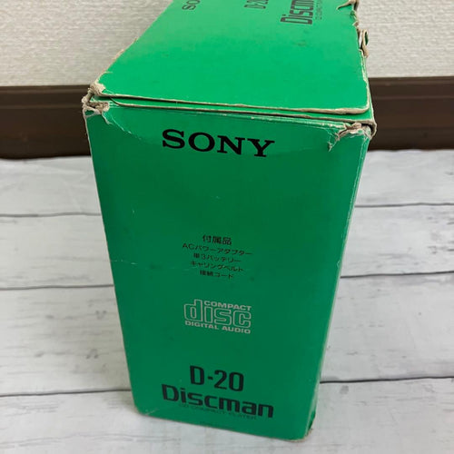 Sony Portable Cd Players Discman D-20 Player
