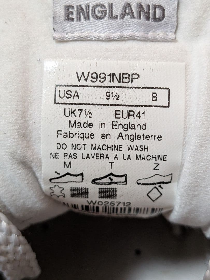 New Balance Sneakers W991Nbp W Us9.5
