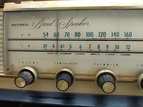 Radios Radio Cassette Players National 2 Band Speaker