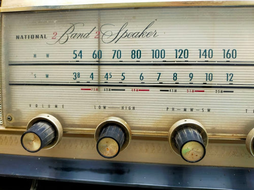 Radios Radio Cassette Players National 2 Band Speaker