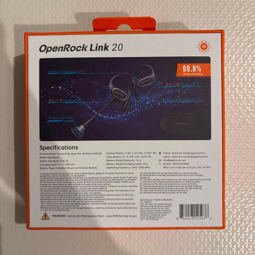 Wireless Earphones Openrock Link 20