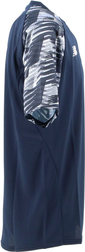 New Balance Shirt Jmtf1417 Nv (Wt) (Ryb) (Rd)