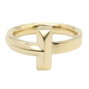 Tiffany Ring Co T #18.5 K18 Used A
