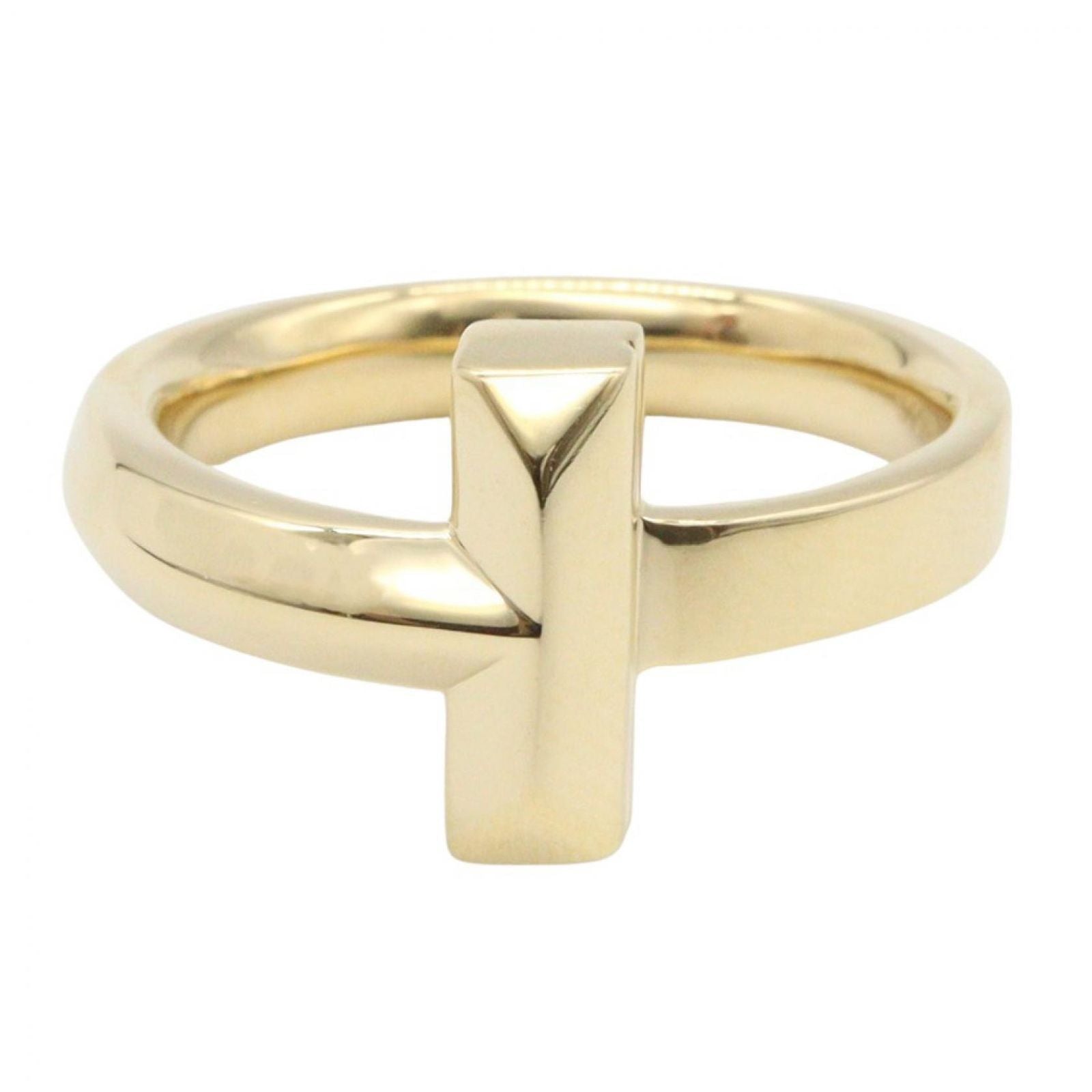 Tiffany Ring Co T #18.5 K18 Used A