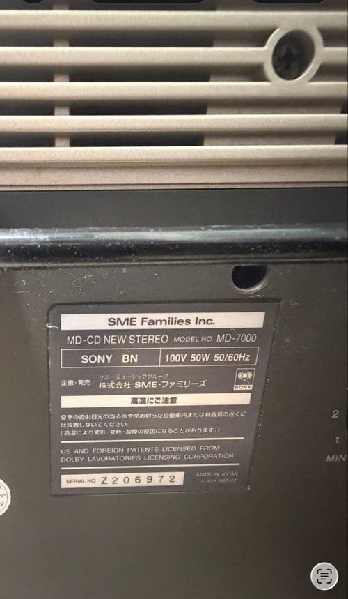Cd, Md Cassette Decks Md-7000 Celebrity Md-Cd