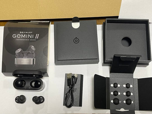 Devialet Wireless Earphones Gemini Matte Black