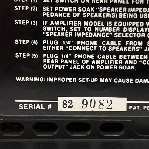 Others Tom Scholz Power Soak Model Ii O11166118