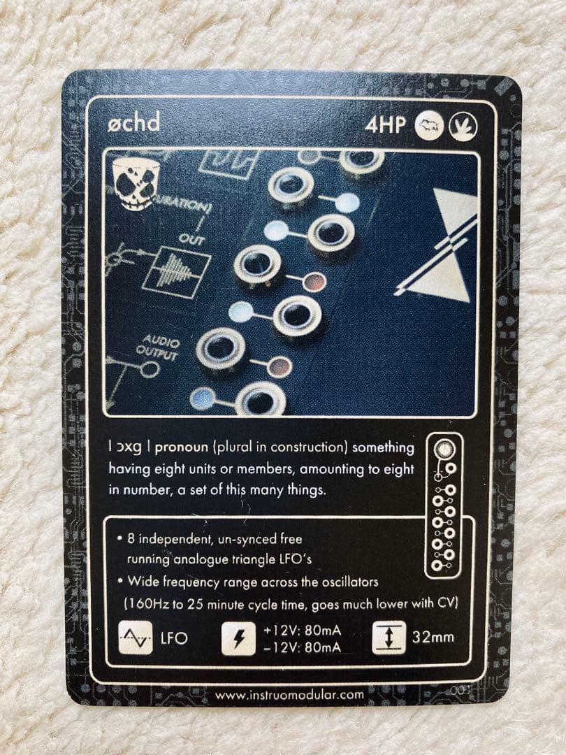 Modular Synthesizers Instruo Lubadh V2.0 Expansion
