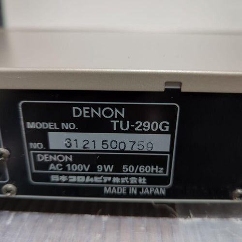 Denon Others Am/Fm Tu-290G