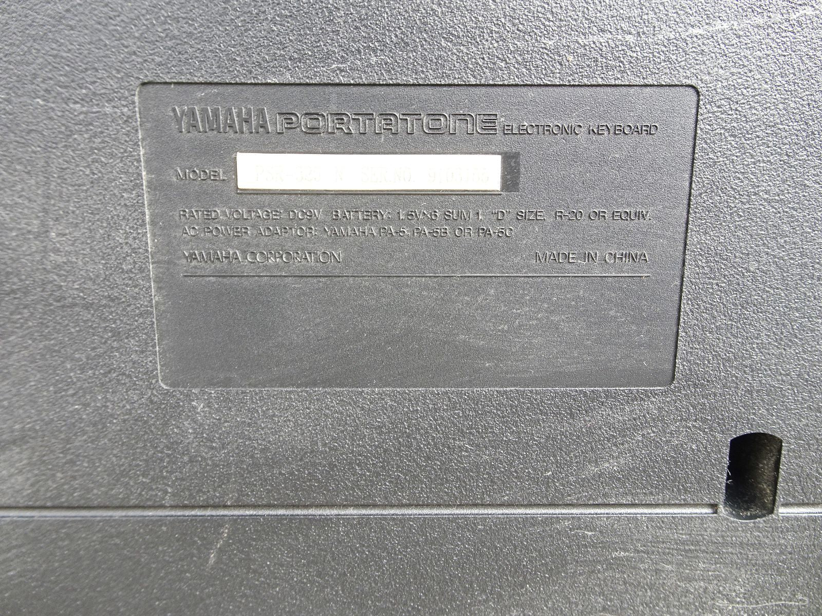 Keyboard Electronic Piano Yamaha Psr-320 61 Midi