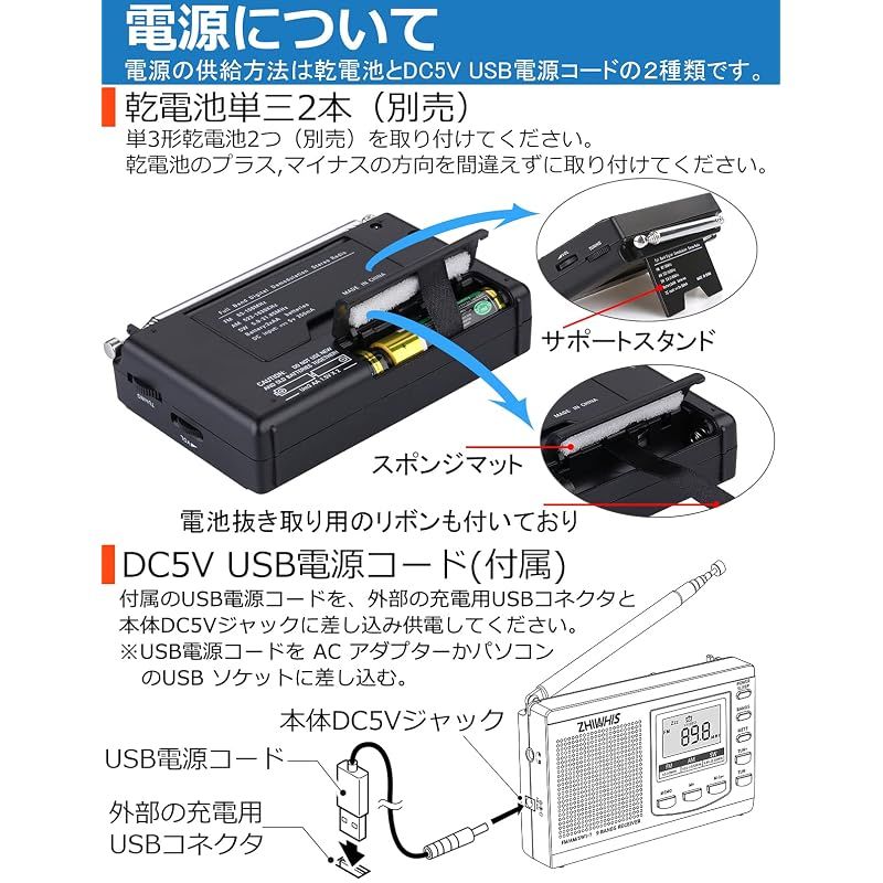 Portable Tv Zhiwhis Fm/Am/Sw Fm 0
