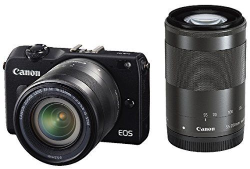 Digital Slr Canon Eos M2 Ef-M18-55Mm F3.5-5.6 Is Stm Ef-M55-200Mm F4.5-6.3