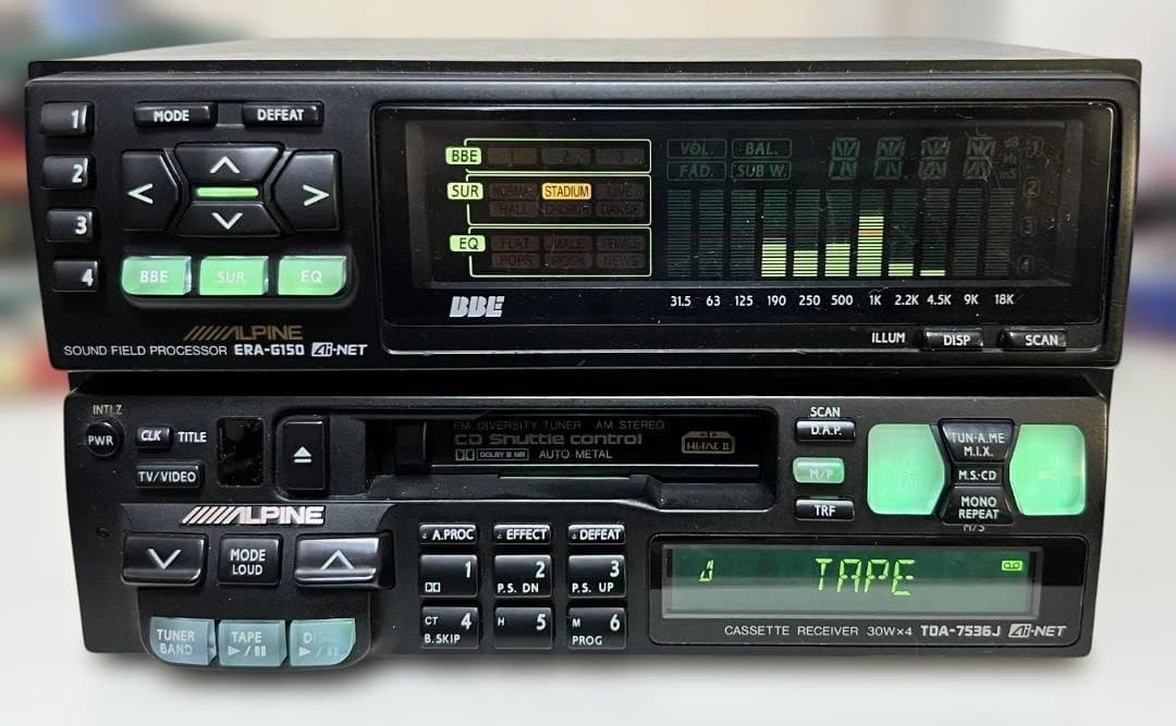 Alpine Cd, Md Cassette Decks Era-G150 Tda-7536J