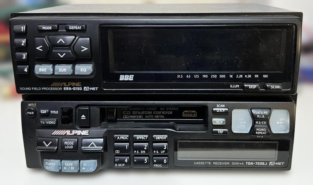 Alpine Cd, Md Cassette Decks Era-G150 Tda-7536J
