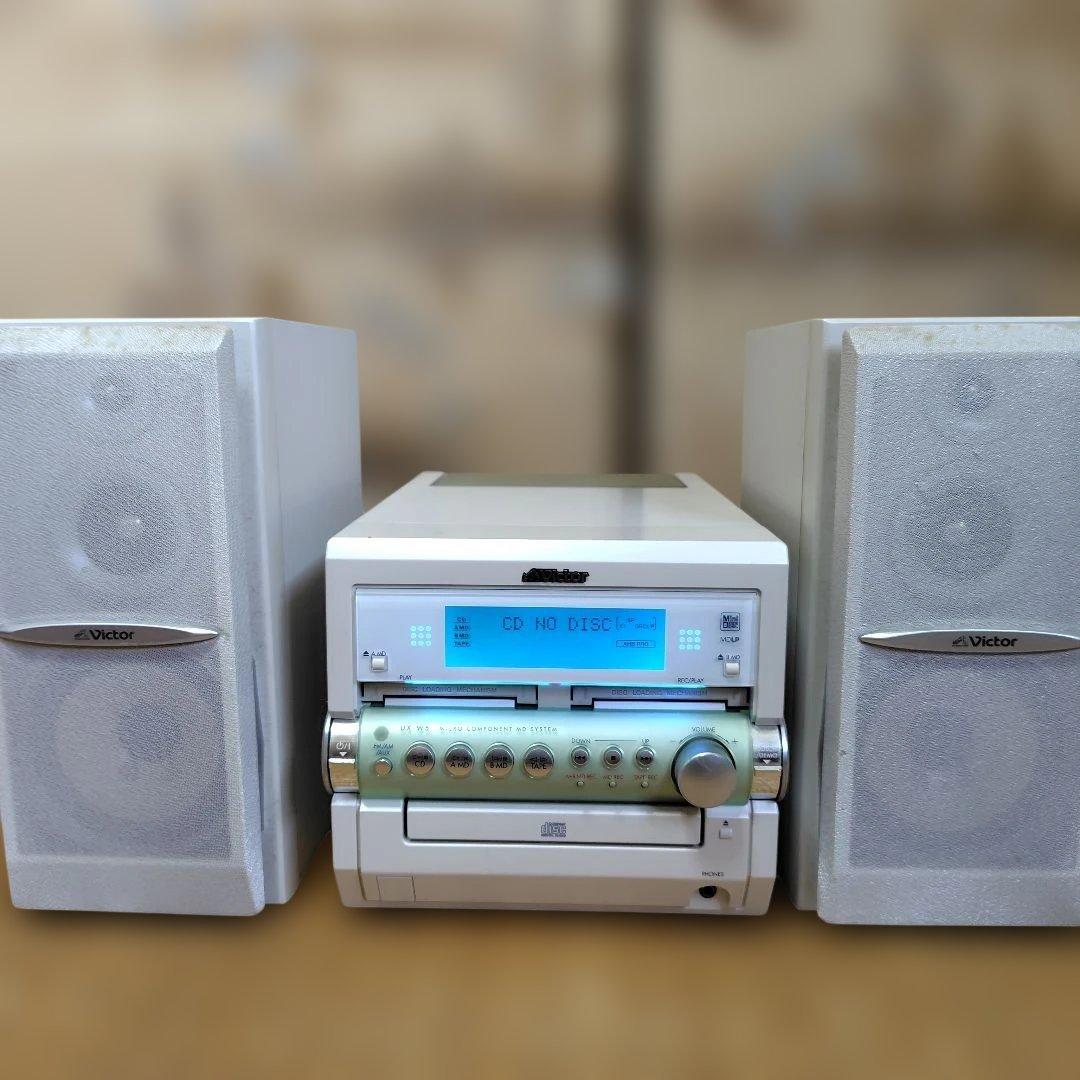 Cd Md Cassette Deck Victor Ux-W5