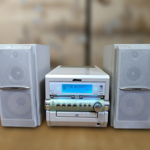 Cd Md Cassette Deck Victor Ux-W5