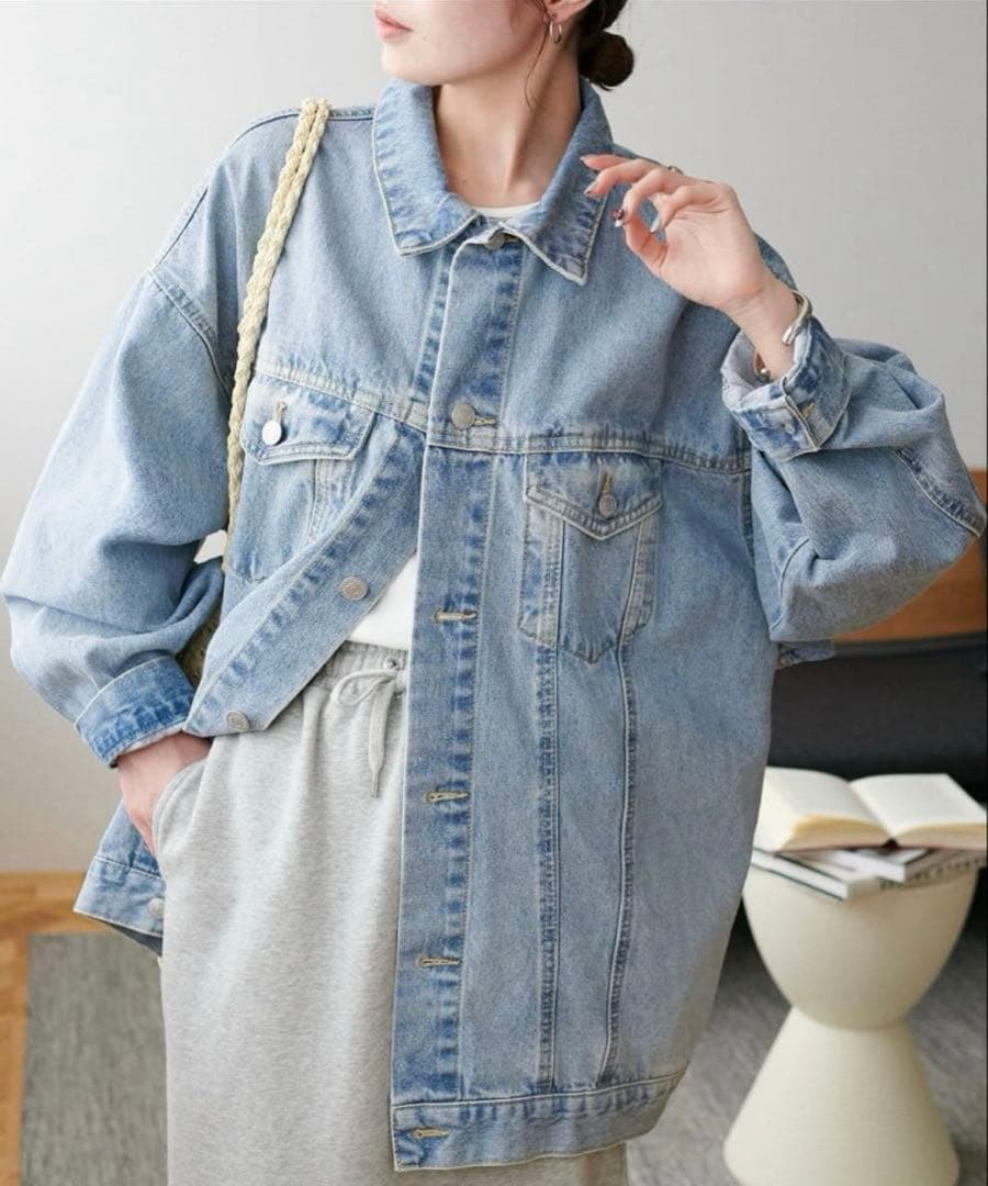 Discoat G Jean Denim Jacket/Coverall Co. Ps