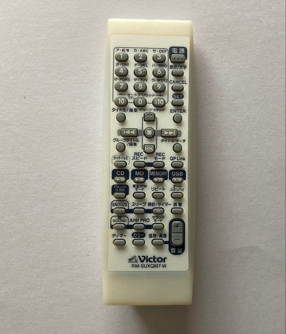 Victor Mini Component Systems Ux-Qm7 Cd/Md/Usb