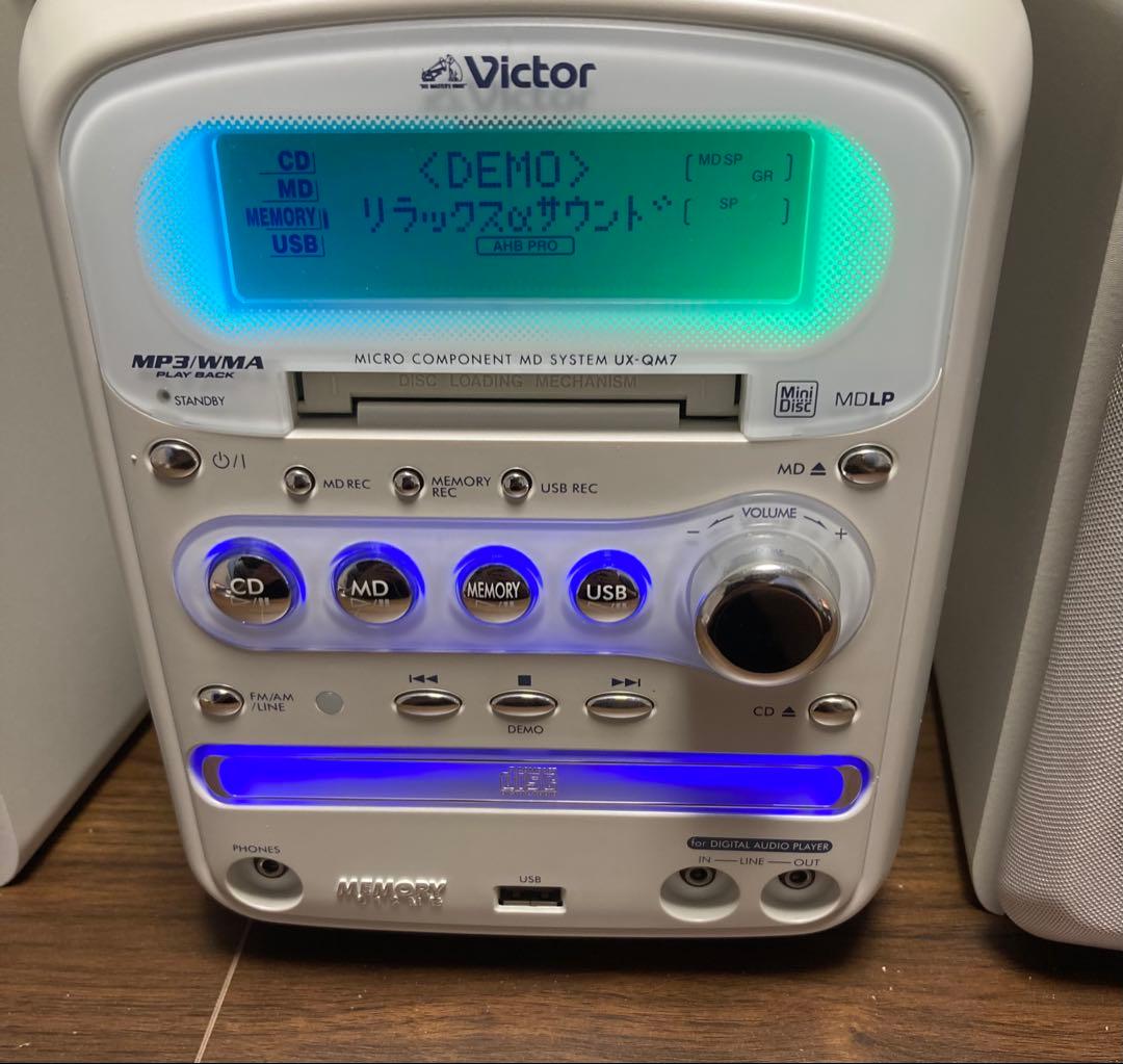 Victor Mini Component Systems Ux-Qm7 Cd/Md/Usb