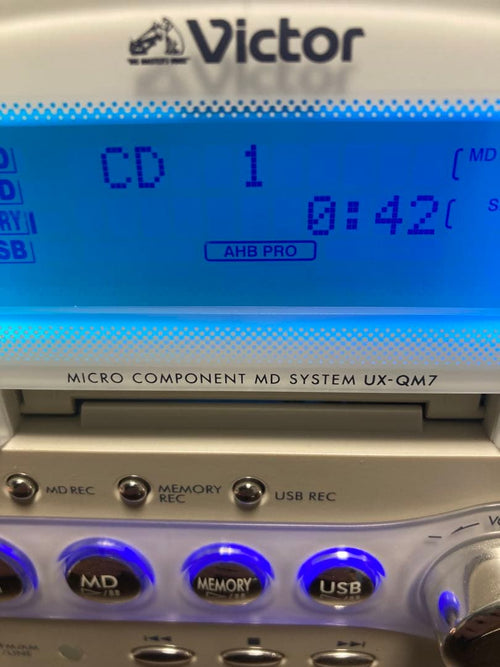 Victor Mini Component Systems Ux-Qm7 Cd/Md/Usb