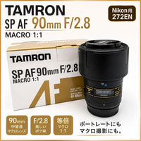 Prime Lenses Tamron Sp Af F2.8 272En Nikon