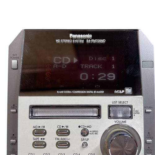 Panasonic Cd Md Cassette Deck Sc-Pm700Md