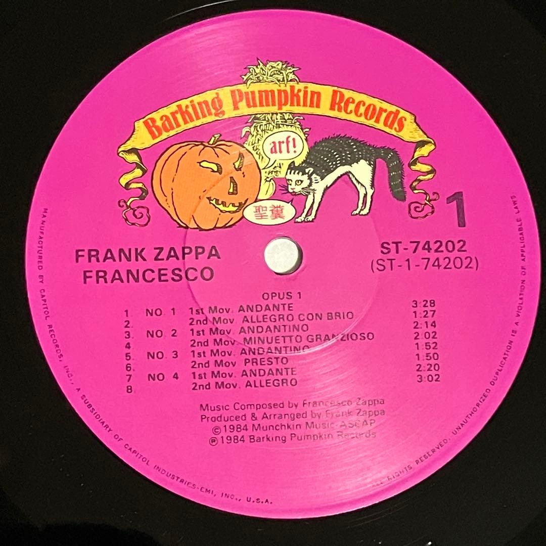 Overseas Music Us Frank Zappa Francesco Lp