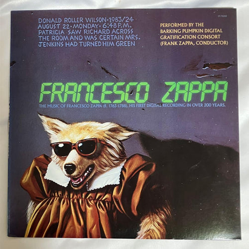 Overseas Music Us Frank Zappa Francesco Lp