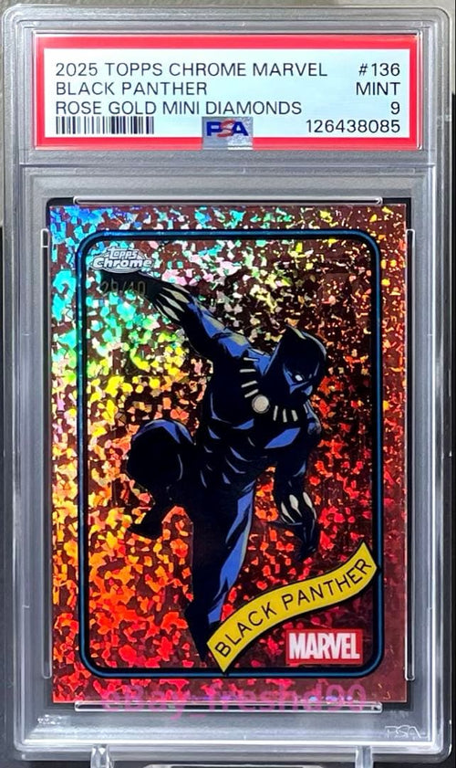 Marvel 40 Black Panther Chrome Rose