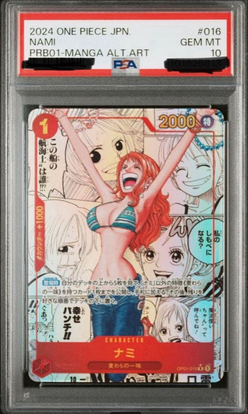 One Piece Card Game 2024 Alt Art Psa 10